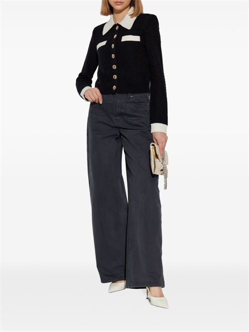 Top con bottoni SELF PORTRAIT | RS25039CBLACK